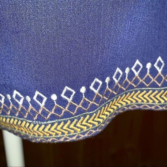 Spenser Jeremy NWOT blue embroidered romper size 6 - Picture 8 of 8